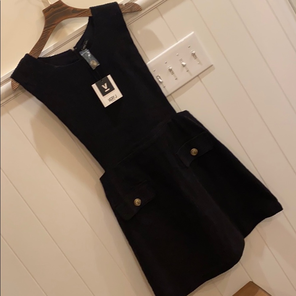 Black Corduroy Dress